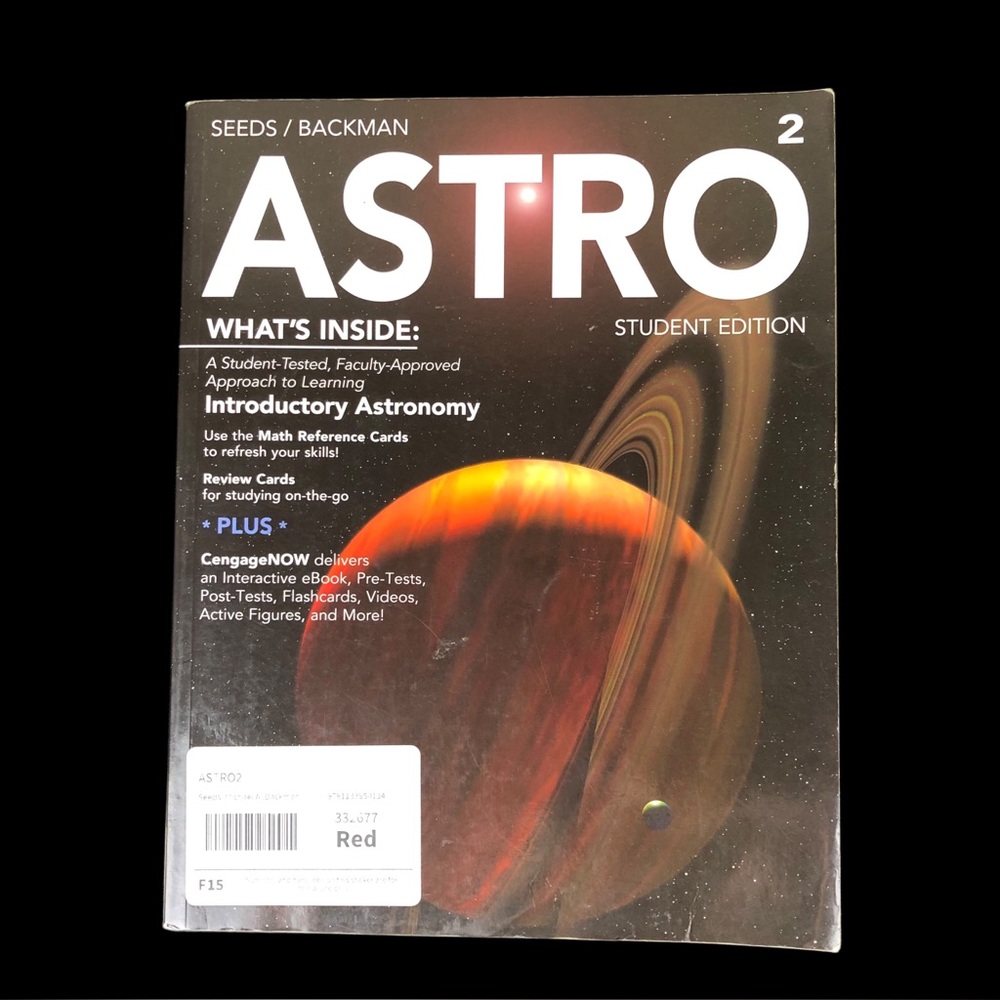 College Textbook Introductory Astronomy Student Edition Softcover Book
